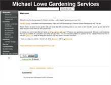 Tablet Screenshot of michaellowegardening.co.uk